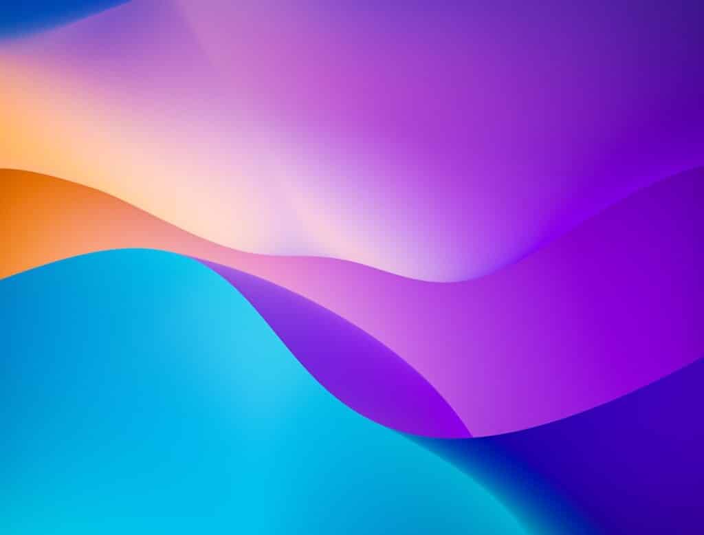 blue orange and yellow wallpaper