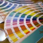 color chart, pantone, printing press