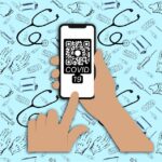 qr code, covid-19, mobile phone