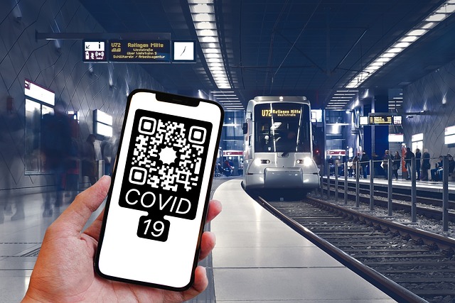 qr code, public transport, metro