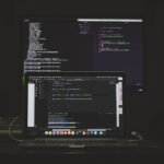 turned-on MacBook Pro