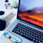 turned on MacBook Pro