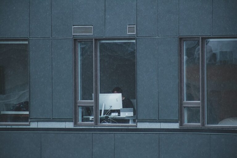 white wooden framed glass window